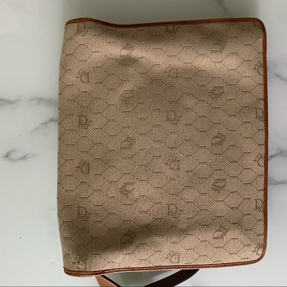 Vintage Christian Dior honeycomb monogram purse - Picture 8 of 16